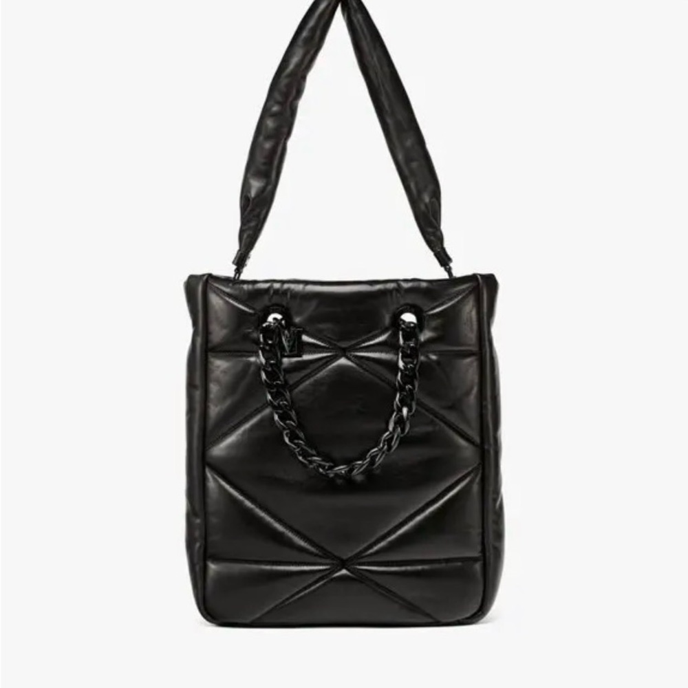 MCM Medium Travia Tote in Cloud 
Quilted Lux Leather